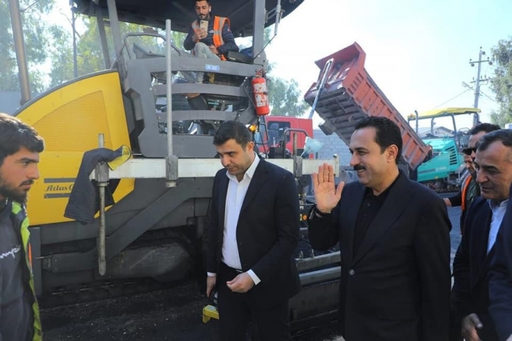  Several service projects will be implemented in Kasnazan and Banaslawa at a cost of more than 332 million dinars