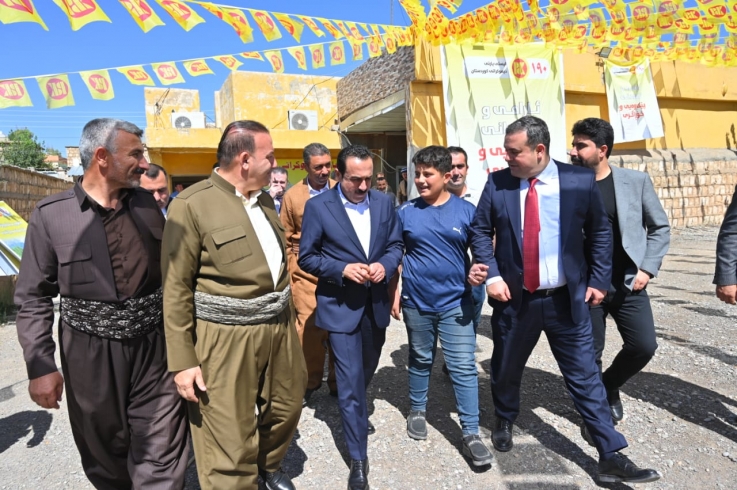 پارێزگارى هەولێر، سەردانى لیژنەى ناوچەى  شۆڕشى پارتى کرد