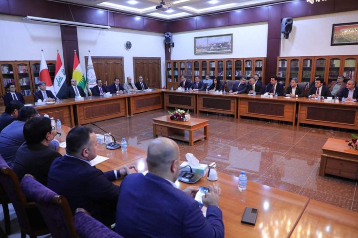 هەولێر …  کۆمپانیاکانی ژاپۆن و کۆمپانیا ناوخۆیەکانی هەرێمی کوردستان بیروڕا لەسەر چەندین پرۆژەی خزمەتگوزاری ئاڵوگۆر دەکەن