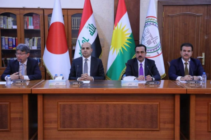 Erbil.. An expanded meeting between the Japanese Agency (JICA) and local companies in the region