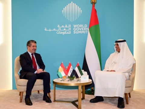 Prime Minister of the Kurdistan Region meets the Governor of Ras al-Khaima