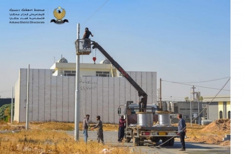 Ankawa. Expansion and maintenance of electrical networks