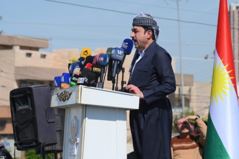 أربيل... انطلاق مهرجان الحرية ونوروز بإزاحة الستار عن تمثال 