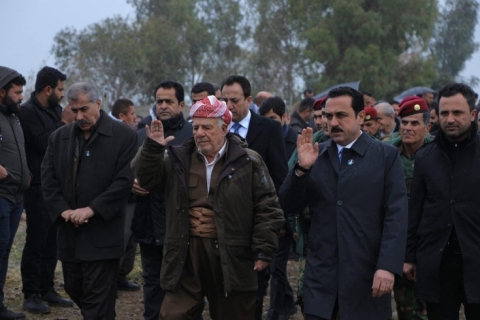 بە ئامەدەبوونی نوێنەری سەرۆک بارزانی و سەرۆکی حکومەت، تەرمی سەرۆک عەشیرەتی زراری بە خاک سپێردرا