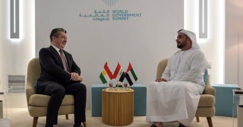 Prime Minister Masrour Barzani meets Deputy Prime Minister of UAE