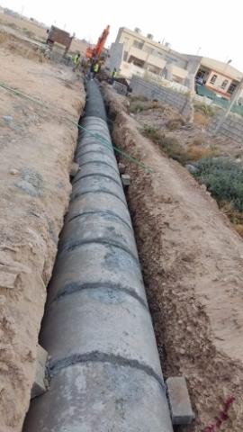 بە گوژمەی (259 ملیۆن و 263 هەزار دینار)دەستکرا بەجێبەجێکردنی پڕۆژەی دروستکردنی ئاوەڕۆی لولەیی  