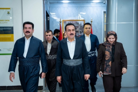 پارێزگاری هەولێر سەردانی ناوەندی هاوبەشی هەماهەنگی قەیرانەکانی کرد.