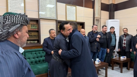 پارێزگار هەولێر، تەکیەی شێخ جەعفەر بەرزنجی خزمانی بەرزنجی ساداتی هەرەجە و کۆیە بەسەر کردەوە