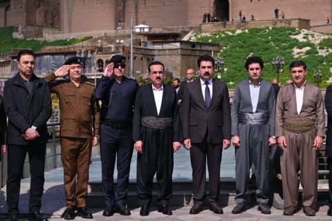 هەولێر.. وەستان بۆ رێزگرتن لە قوربانییانی کیمیابارانی هەڵەبجە