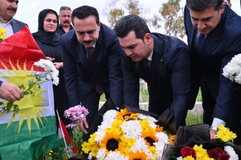 هەولێر... لەسالیادی كۆچڕەوە مەزنەكەی بەهاری 1991، یادی هونەرمەندێکی شەهید لە سەنگەری بەرگریدا كرایەوە