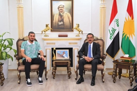 پارێزگاری هەولێر دەستخۆشی لە ئاکام هاشم دەکات