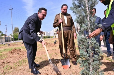 هەولێر...  بە هەڵمەتێکی فراوانی چاندنی نەمام پێشوازی لە ڕۆژی ژینگەی کوردستان دەکات
