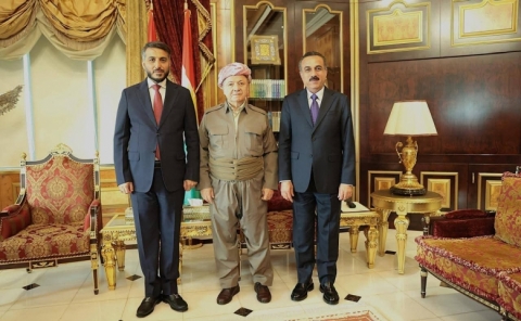 سەرۆک بارزانی پێشوازی لە شاندێکی پارێزگای نەجەف دەکات