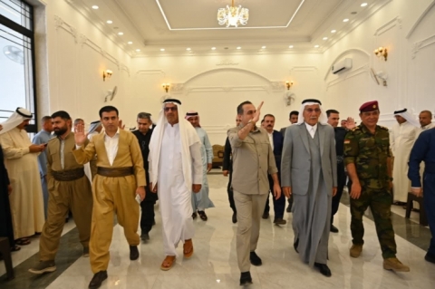 پارێزگاری هەولێر، دیوەخانی سەرۆکی عەشیرەتی لهێب و پیاو ماقولانی دەڤەری گوێری بەسەرکردەوە