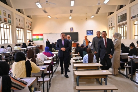پارێزگاری هەولێر هۆڵەکانی تاقیکردنەوەی پۆلی 12ـی ئامادەیی بەسەردەکاتەوە