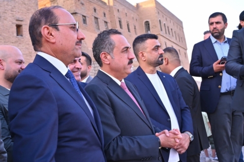 پارێزگاری هەولێر بە یاوەری پارێزگاری بەغدا سەردانی قەڵات و بازاری قەیسەری و چایخانەی مەچکۆیان کرد