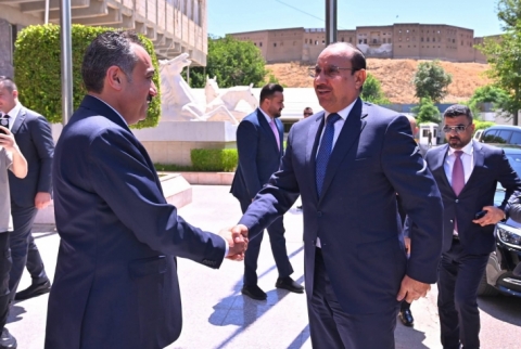 پارێزگاری هەولێر پێشوازی لە پارێزگاری بەغدا دەکات