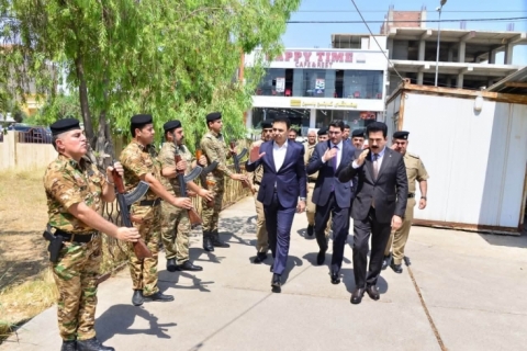 هەولێر ... ڕێوڕەسمی دەستبەکاربوونی قایمقامی نوێی بەحرکە بەڕێوەچوو