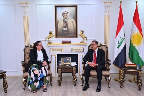 پارێزگاری هەولێر، پێشوازی لە بەرپرسی نووسینگەی ڕێكخراوی یونیسێف لە هەرێمی کوردستان دەكات