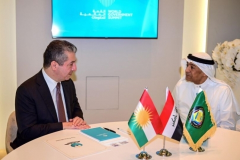 Prime Minister Masrour Barzani meets with Secretary-General of GCC