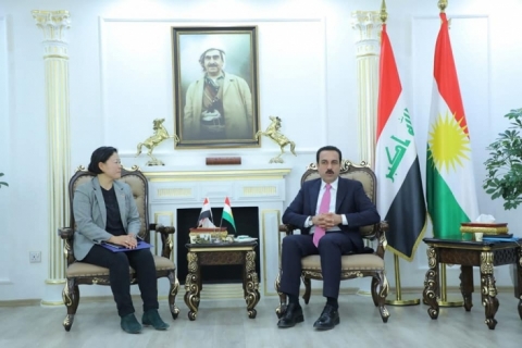 پارێزگاری هەولێر، پێشوازی لە سەرۆکی ڕێکخراوی (IOM) لە هەرێمی کوردستان کرد