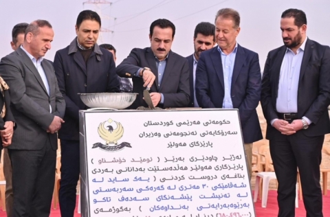 بەردى بناغەى پڕۆژەی شەقامێکى 30 مەترى لە گەڕەکى سەربەستى دانرا