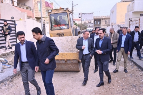 پارێزگارى هەولێر، پرۆژەى دروست کردن و قیڕتاوکردن و کۆنکرێتکردنی شەقامە ناوخۆییەکانی گەڕەکی نەسیجى بەسەرکردەوە