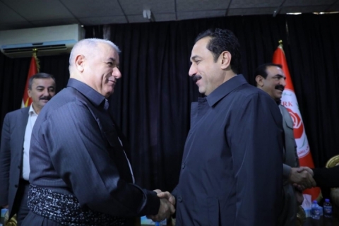 پارێزگارى هەولێر، بەبۆنەى ساڵیادی دامەزراندنیان سەردانى مەکتەبی سیاسی پارتی کرێکاران و رەنجدەرانى کرد