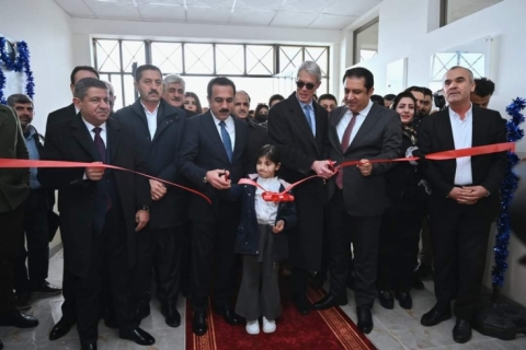 وەزیری پەروەردە و پارێزگاری هەولێر، قوتابخانەیەکی (9) پۆلیان لە گوندی چنارۆک کردەوە