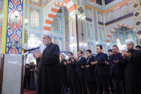 هەولێر: ئەنجامدانی نوێژی مردوو بۆ قوربانیانی بوومه‌له‌رزه‌كه‌ی توركیا و سووریا