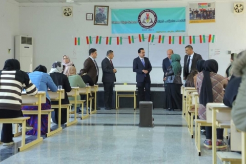پارێزگارى هه‌ولێر، ڕه‌وشى ئه‌زموونه‌‌ به‌راییەکانى قۆناغى 12ى ئامادەیی به‌ سه‌ركرده‌وه‌