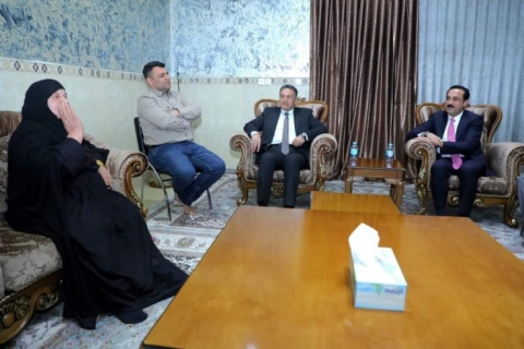 پارێزگاری هەولێر، سەردانی بنەماڵەی تێکۆشەری گەلەمان خوالێخۆشبوو دلاوەر جوندیانی کرد