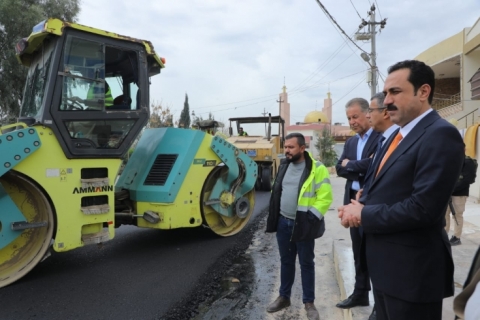 پارێزگارى هەولێر، پڕۆژەى قیڕتاوکردنى ڕێگای ناو گوندی شێخەشەلى بەسەرکردەوە