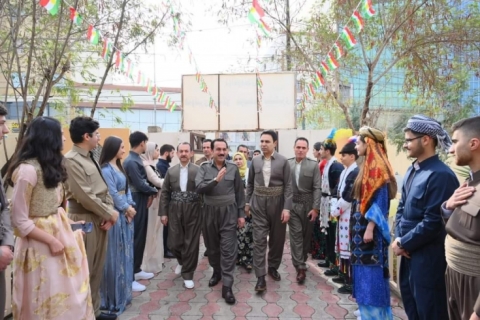 لە قوتابخانەى هەولێرى نموونەى، فیستیڤاڵێکی هونەری و فۆلکلۆری و زانستیی سازکرا