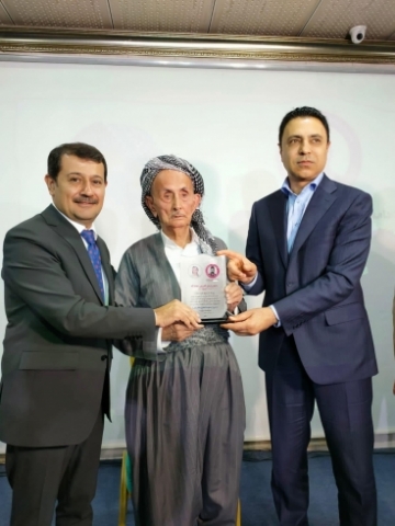 هه‌ولێر: مه‌راسیمی رێزلێنان له‌ رۆماننوسی به‌ توانا مامۆستا عه‌زیز مه‌لا ره‌ش