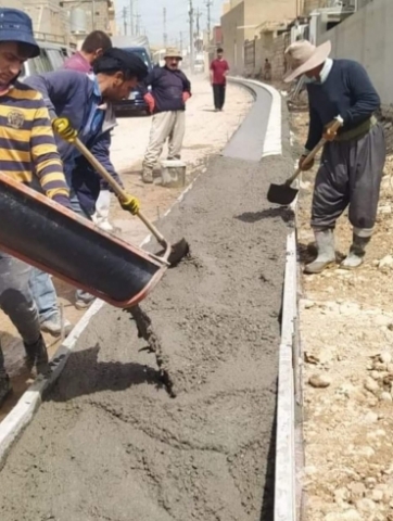 لە کەسنەزان دەستکرا بە دروستکردنی 10 شەقام