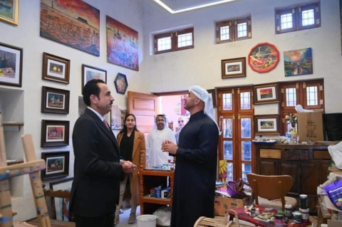 لە سەر قەڵاى هەولێر.. پارێزگارى هەولێر، پێشوازی لە شاندێکی حکومەتی ئیمارات کرد