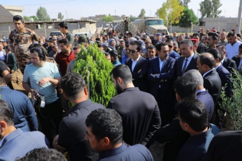 بەئامادەبوونى نوێنەرى سەرۆکى حکومەتى هەرێم، ته‌رمی حاجی عوسمان مورتکەیی به‌خاكسپێردرا