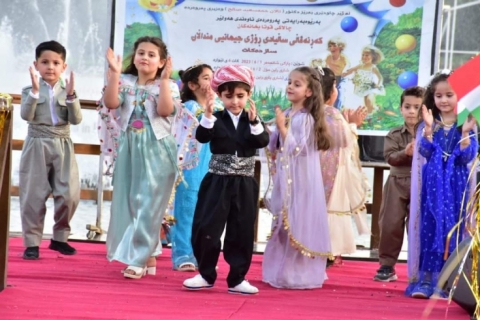 هەولێر : بەرێوەچوونی كەڕنەڤاڵی ساڵیادی ڕۆژی جیهانی منداڵان 