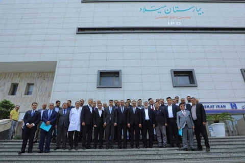 ئورمیە ... شاندی حکومەتی هەرێمی کوردستان، نەخۆشخانەیەکیان بەسەرکردەوە
