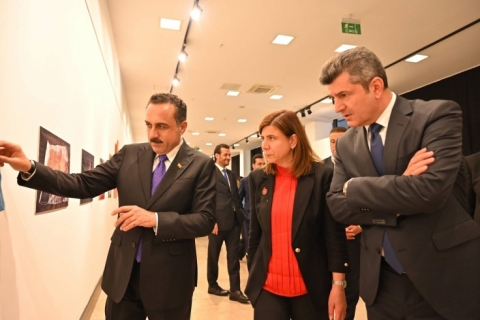 Diyarbakır... Art Exhibition Opened in the Presence of Erbil and Duhok Governors and Diyarbakır Co-Mayors