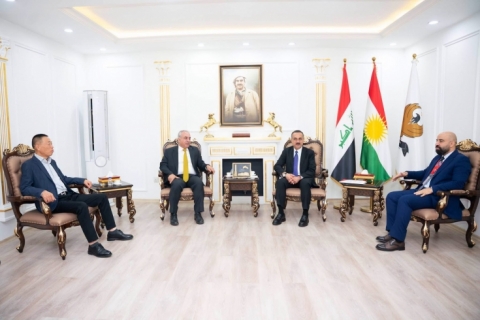  Governor of Erbil Receives Delegation from a Chinese Industrial Company