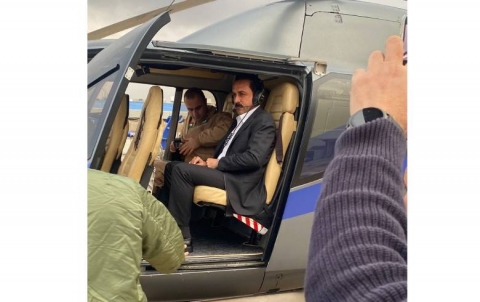 پارێزگارى هەولێر و باوکى ئەیوب، بەهەلیکۆپتەر هەموو ئەو شوێنانە گەڕان کە گومان دەکرا ئەیوب لەوێ بێت