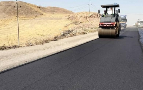 Several important roads were paved in Pirmam and Khabat districts