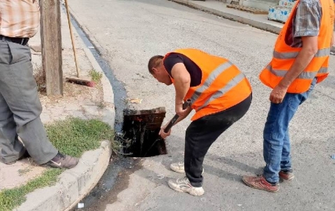 In case of rain in the next two days, a cleaning campaign was carried out and about 500 water wells were opened and cleaned 