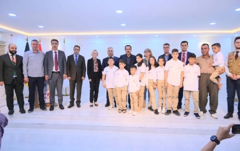 Nine sick children will be sent to Germany for treatment