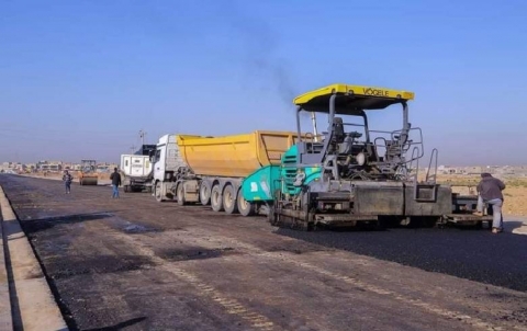Paving Several streets in Kasnazan town at a cost of more than 139 Million Dinars will start