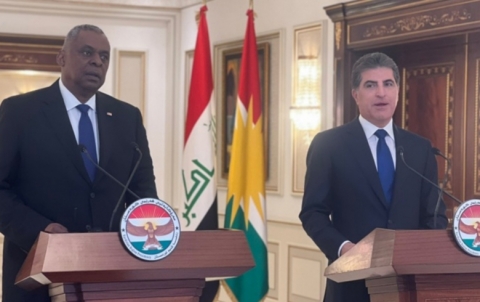 نێچیرڤان بارزانی و لوید ئۆستن كۆبوونه‌وه