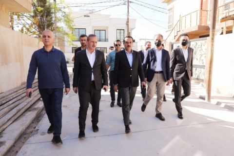 پارێزگارى هەولێر، پڕۆژەى چاککردن و کۆنکرێتکردنى بەشێک لە کۆڵانەکانى گەڕەکى تەیراوەی بەسەرکردەوە