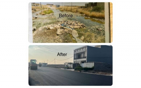 Completion of the paving project of the local streets of the Farmanbaran neighborhood of the eight thousand sector
